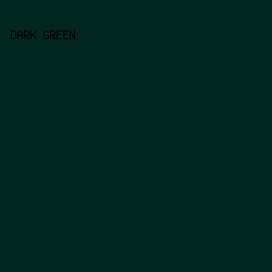 012622 - Dark Green color image preview