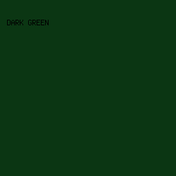 0B3613 - Dark Green color image preview