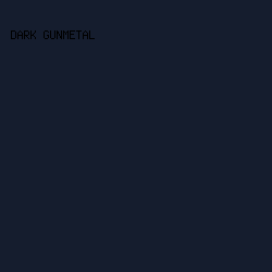 151D2E - Dark Gunmetal color image preview