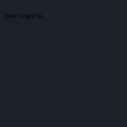 1C212A - Dark Gunmetal color image preview