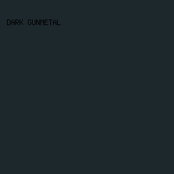 1D282D - Dark Gunmetal color image preview