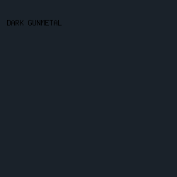 1a222a - Dark Gunmetal color image preview