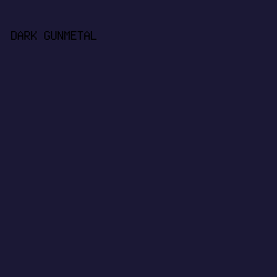 1b1835 - Dark Gunmetal color image preview