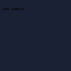 1b2134 - Dark Gunmetal color image preview