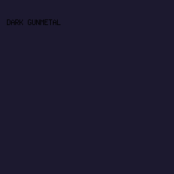 1c192f - Dark Gunmetal color image preview