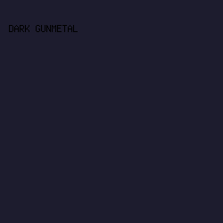 1d1c2e - Dark Gunmetal color image preview