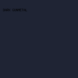 1f2434 - Dark Gunmetal color image preview