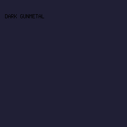 201f35 - Dark Gunmetal color image preview