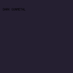 251f31 - Dark Gunmetal color image preview