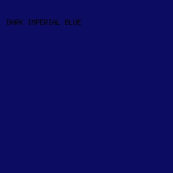 0C0D62 - Dark Imperial Blue color image preview
