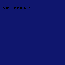 0F166E - Dark Imperial Blue color image preview