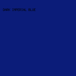 0b1c79 - Dark Imperial Blue color image preview