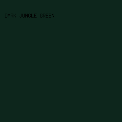 0D261C - Dark Jungle Green color image preview