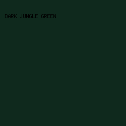 0F291D - Dark Jungle Green color image preview