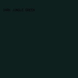 0e201e - Dark Jungle Green color image preview