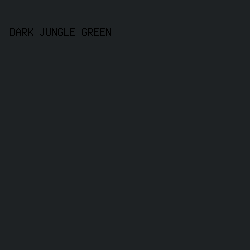 1E2224 - Dark Jungle Green color image preview