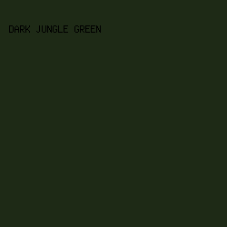 1E2A16 - Dark Jungle Green color image preview