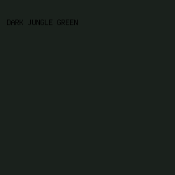 1a211c - Dark Jungle Green color image preview