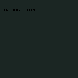 1b2623 - Dark Jungle Green color image preview