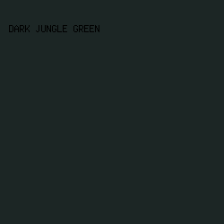 1c2625 - Dark Jungle Green color image preview