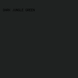 1f2221 - Dark Jungle Green color image preview