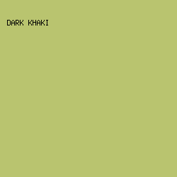 B9C46F - Dark Khaki color image preview