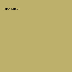 BDB06B - Dark Khaki color image preview