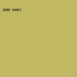 C0B863 - Dark Khaki color image preview
