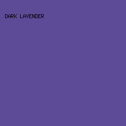5E4B98 - Dark Lavender color image preview
