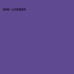 5F4A91 - Dark Lavender color image preview