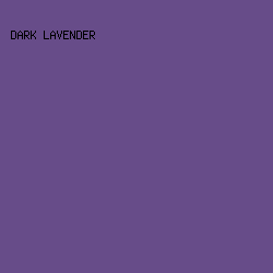 674C89 - Dark Lavender color image preview