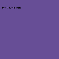 674E96 - Dark Lavender color image preview