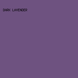 6E5280 - Dark Lavender color image preview