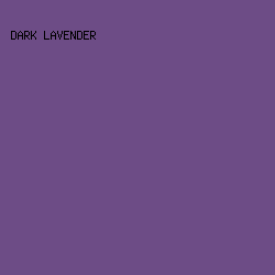 6d4c86 - Dark Lavender color image preview