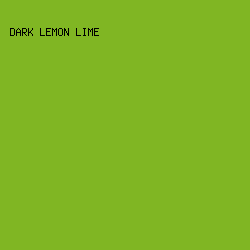 80b623 - Dark Lemon Lime color image preview