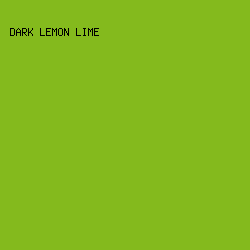 84BA1D - Dark Lemon Lime color image preview