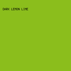 8BBE1C - Dark Lemon Lime color image preview