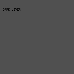 505050 - Dark Liver color image preview