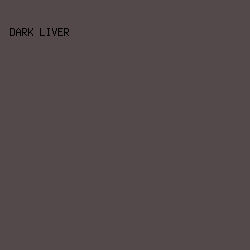 53494b - Dark Liver color image preview