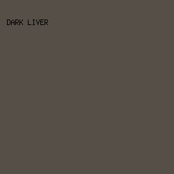 554f47 - Dark Liver color image preview