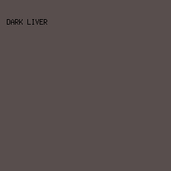 584E4D - Dark Liver color image preview