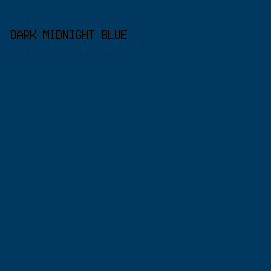 01385f - Dark Midnight Blue color image preview