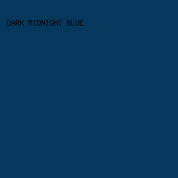 06385d - Dark Midnight Blue color image preview