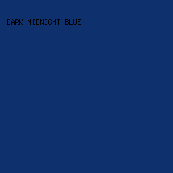 0E306C - Dark Midnight Blue color image preview