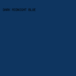 0E3560 - Dark Midnight Blue color image preview