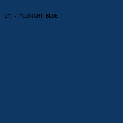 0E3863 - Dark Midnight Blue color image preview