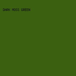 3B6110 - Dark Moss Green color image preview