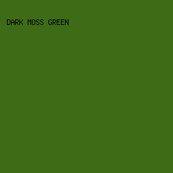 3D6B16 - Dark Moss Green color image preview