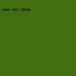 436e0f - Dark Moss Green color image preview