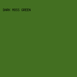 436f21 - Dark Moss Green color image preview